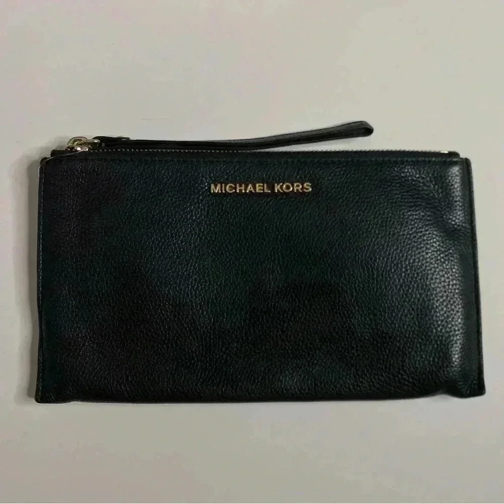 Michael Kors Black Wristlet